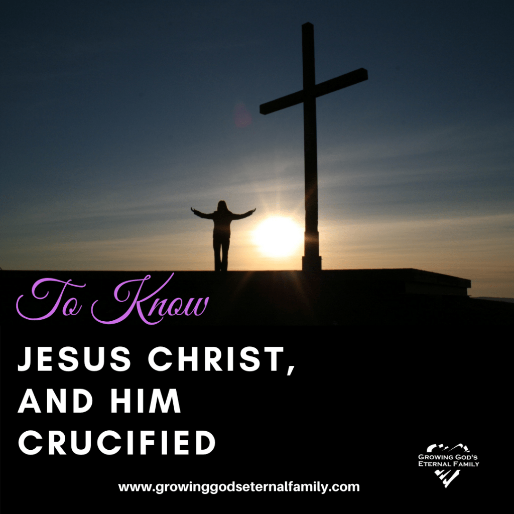 Jesus Christ and Him&nbsp;Crucified